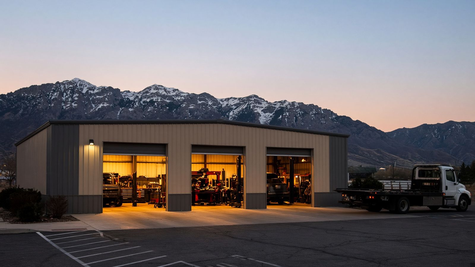 Apex Collision shop exterior in Orem
